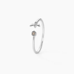 Histoire d'Or Bague Honey Argent Blanc Oxyde De Zirconium Discount