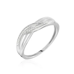 Histoire d'Or Bague Ilariane Or Blanc Diamant Hot