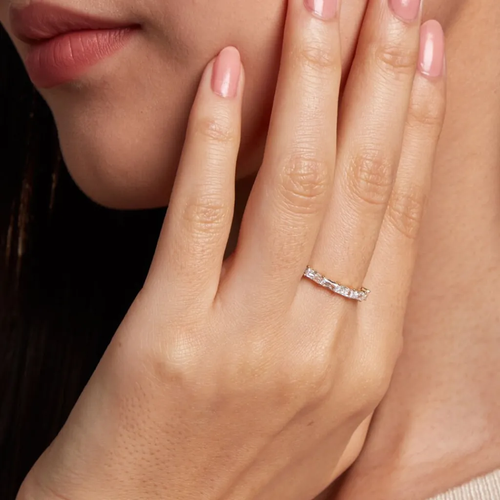 Histoire d'Or Bague Ilean Or Jaune Oxyde De Zirconium New