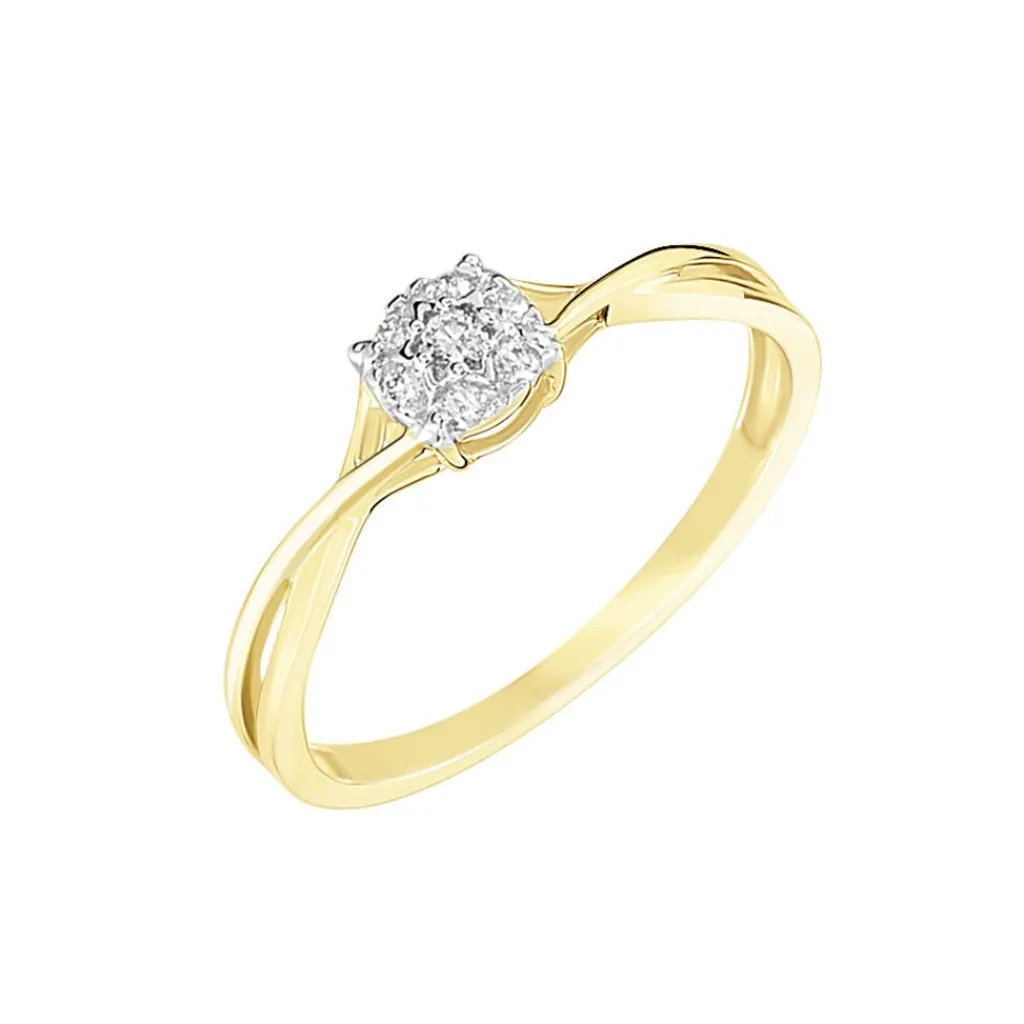 Histoire d'Or Bague Imelie Or Jaune Diamant Outlet