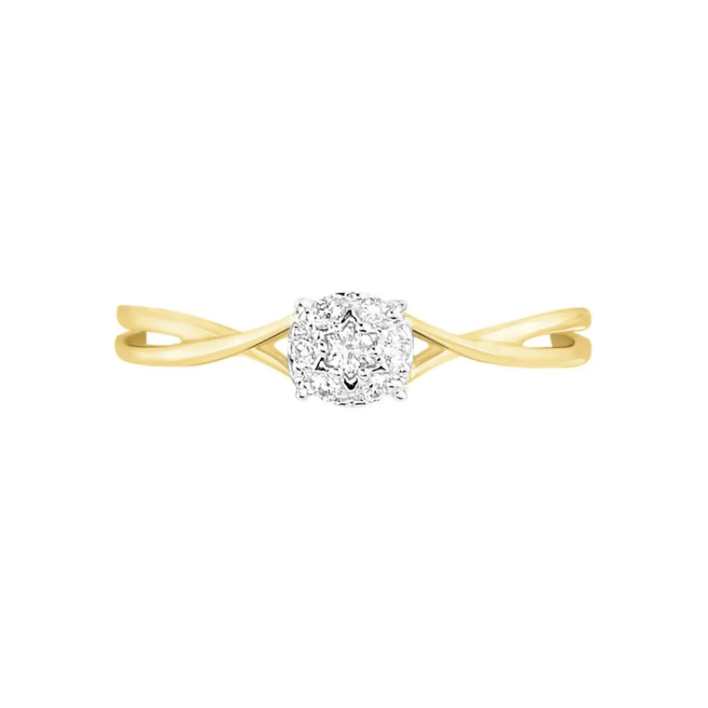 Histoire d'Or Bague Imelie Or Jaune Diamant Outlet