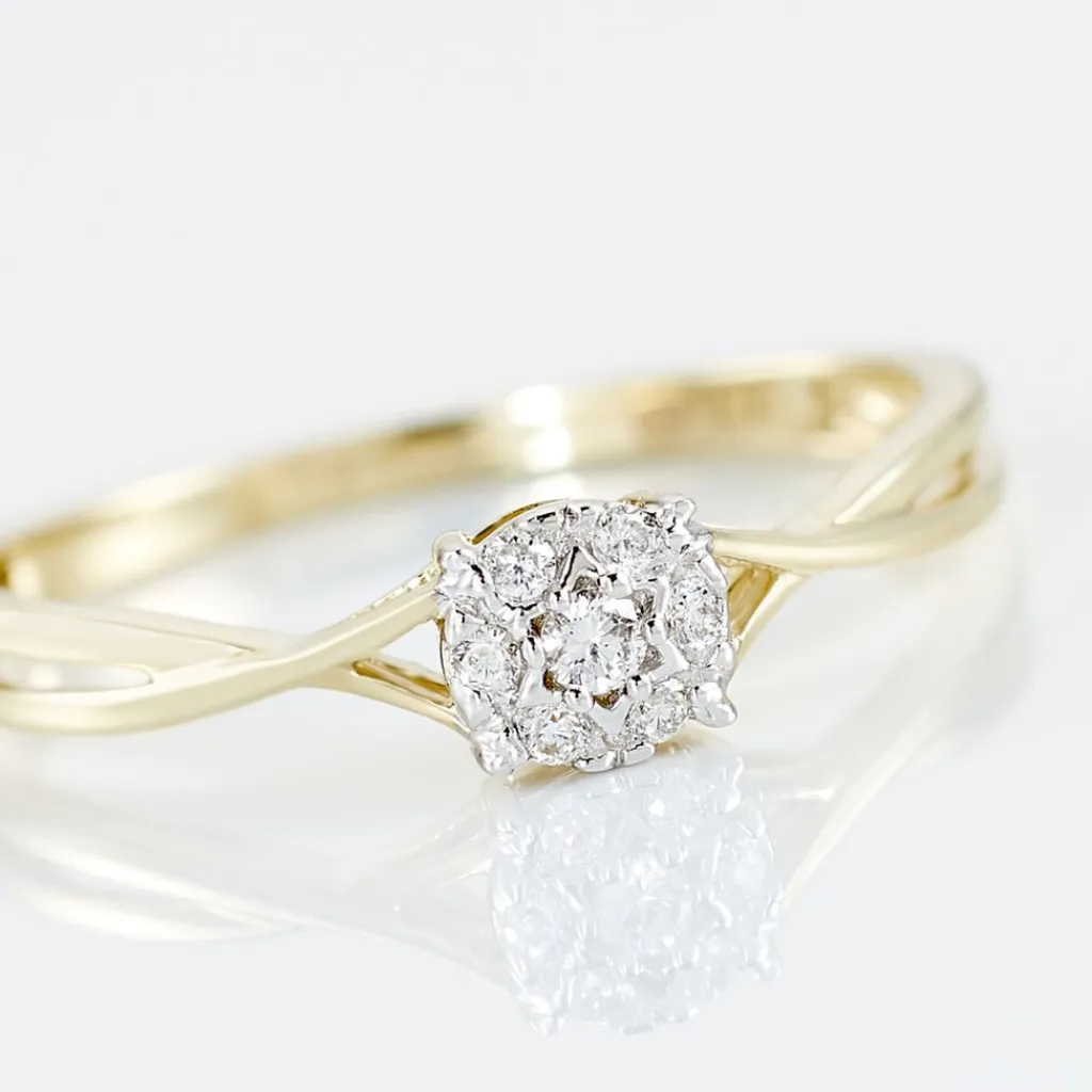 Histoire d'Or Bague Imelie Or Jaune Diamant Outlet