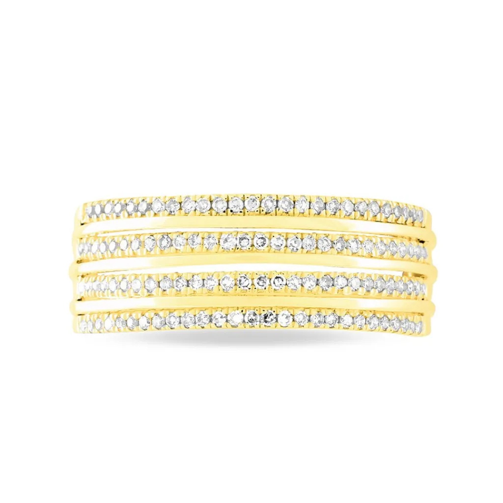Histoire d'Or Bague Ines Or Jaune Diamant Outlet