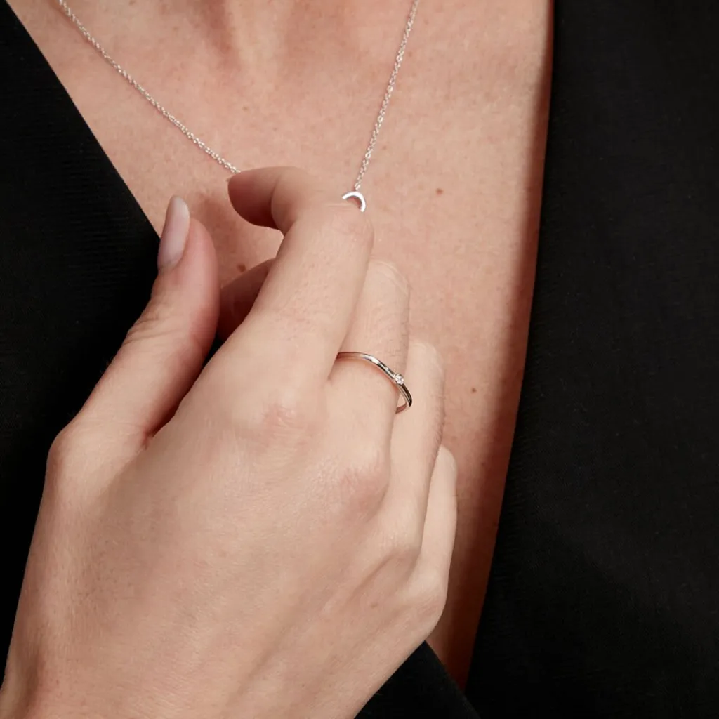 Histoire d'Or Bague Infini Pop De Zirconium argent blanc oxyde Outlet