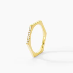 Histoire d'Or Bague Infini Pop De Zirconium argent jaune oxyde Clearance