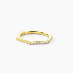 Histoire d'Or Bague Infini Pop De Zirconium argent jaune oxyde Clearance