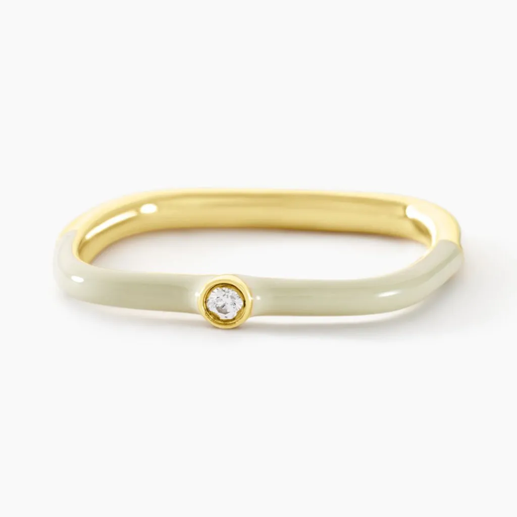 Histoire d'Or Bague Infini Pop De Zirconium argent jaune oxyde Sale