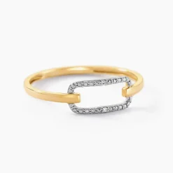 Histoire d'Or Bague Infinite Love Or Jaune Diamant Discount