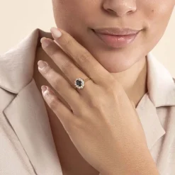 Histoire d'Or Bague Insaf Plaqué Or Jaune Oxyde De Zirconium Best