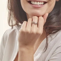 Histoire d'Or Bague Irina Argent Blanc Oxyde De Zirconium