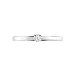 Histoire d'Or Bague Iris Platine Blanc Diamant