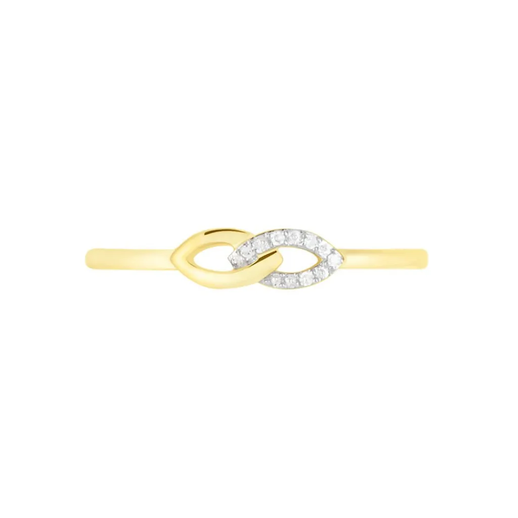 Histoire d'Or Bague Irla Or Jaune Diamant