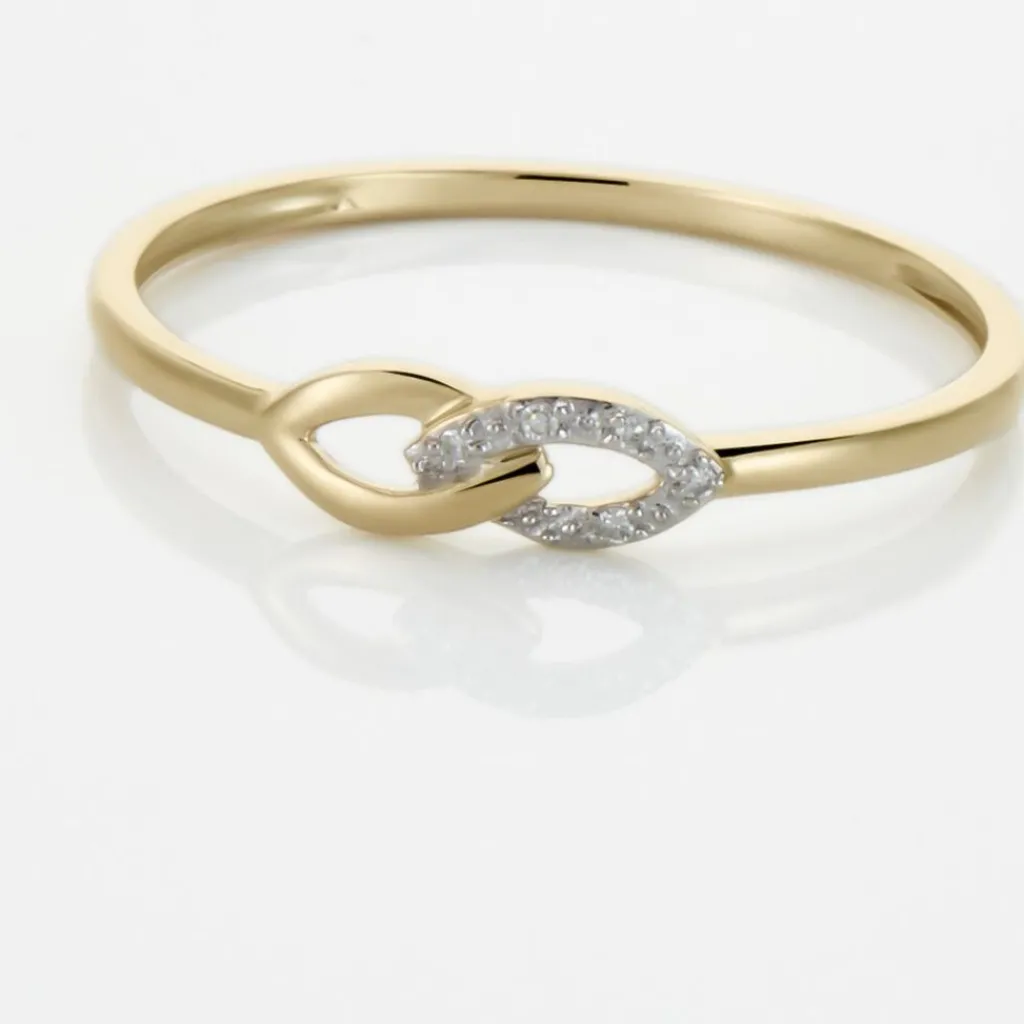 Histoire d'Or Bague Irla Or Jaune Diamant