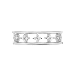 Histoire d'Or Bague Isia Argent Blanc Oxyde De Zirconium Outlet