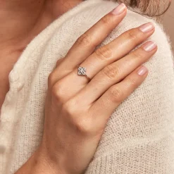 Histoire d'Or Bague Isia Argent Blanc Oxyde De Zirconium Best