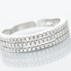 Histoire d'Or Bague Isora Argent Blanc Oxyde De Zirconium Best