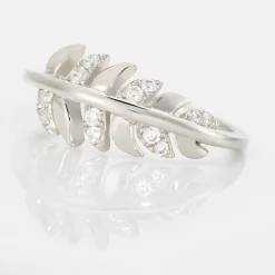 Histoire d'Or Bague Jade Argent Blanc Oxyde De Zirconium Best