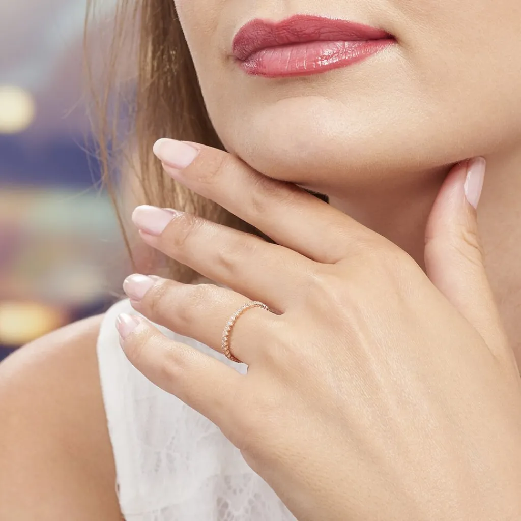 Histoire d'Or Bague Jannike De Zirconium argent rose oxyde Online