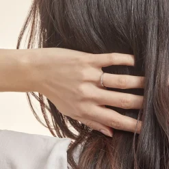 Histoire d'Or Bague Jaquelyn Argent Blanc Oxyde De Zirconium Outlet