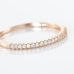 Histoire d'Or Bague Jaquelyn De Zirconium argent rose oxyde New