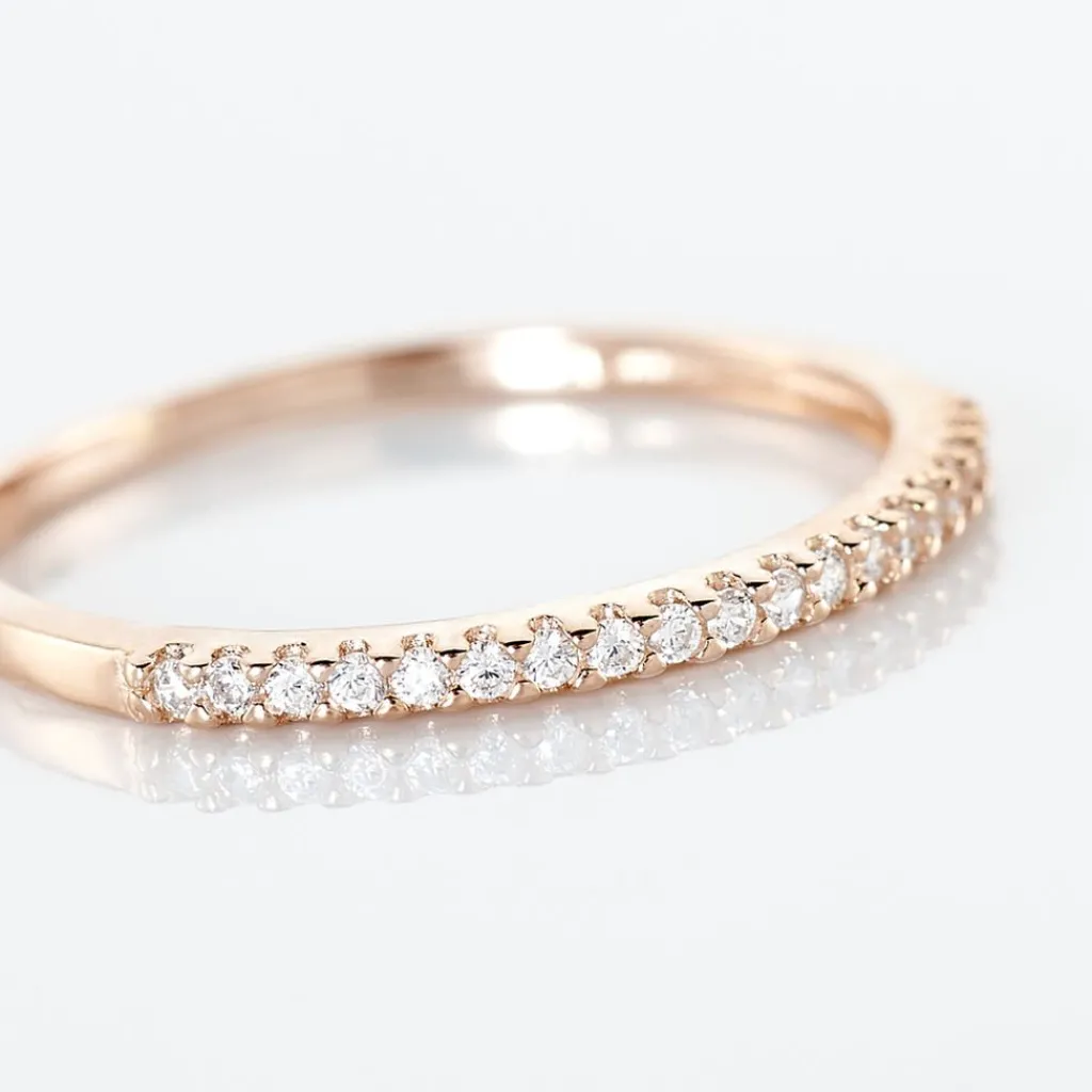 Histoire d'Or Bague Jaquelyn De Zirconium argent rose oxyde New