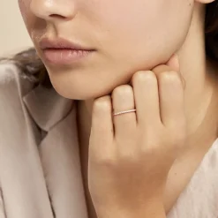 Histoire d'Or Bague Jaquelyn De Zirconium argent rose oxyde New