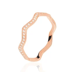 Histoire d'Or Bague Jasmyn De Zirconium argent rose oxyde Clearance