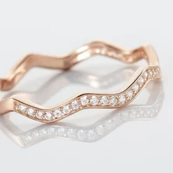 Histoire d'Or Bague Jasmyn De Zirconium argent rose oxyde Clearance