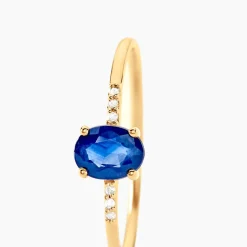 Histoire d'Or Bague Jehane Et Diamant or jaune saphir Clearance