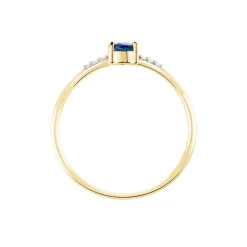 Histoire d'Or Bague Jehane Et Diamant or jaune saphir Clearance