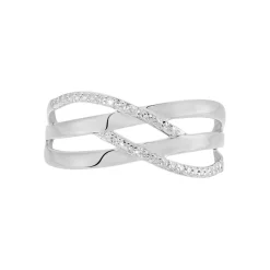 Histoire d'Or Bague Joassine Or Blanc Diamant Hot