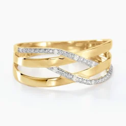 Histoire d'Or Bague Joassine Or Jaune Diamant Hot