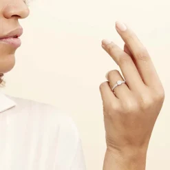 Histoire d'Or Bague Julia or blanc diamant Discount