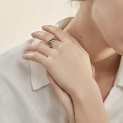 Histoire d'Or Bague Julianne Or Blanc Diamant Clearance