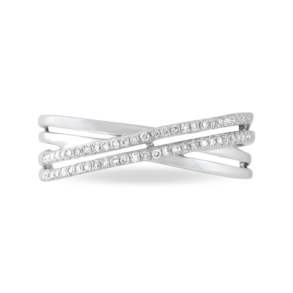 Histoire d'Or Bague Julianne Or Blanc Diamant Divers Discount