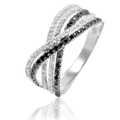 Histoire d'Or Bague Julianne Or Blanc Diamant Best