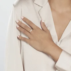 Histoire d'Or Bague Jwan Or Jaune Perle De Culture Sale