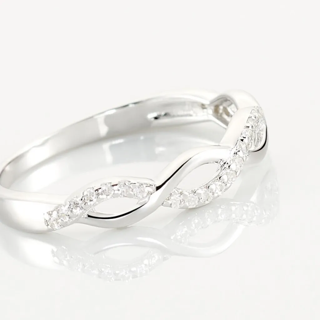 Histoire d'Or Bague Kassandra Argent Blanc Oxyde De Zirconium