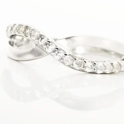 Histoire d'Or Bague Kassandre Argent Blanc Oxyde De Zirconium Outlet