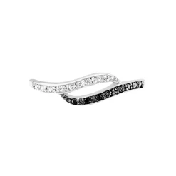 Histoire d'Or Bague Kateryn Argent Blanc Oxyde De Zirconium New