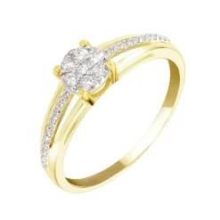 Histoire d'Or Bague Katherina or jaune diamant Hot