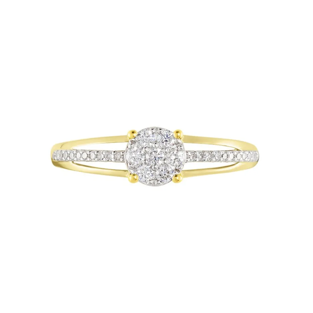 Histoire d'Or Bague Katherina or jaune diamant Hot