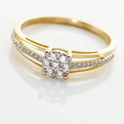 Histoire d'Or Bague Katherina or jaune diamant Hot