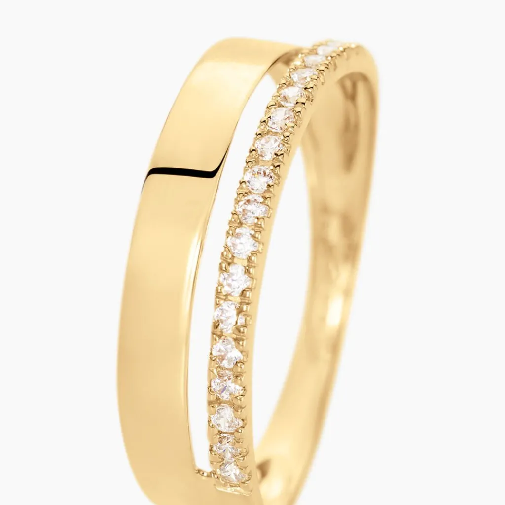 Histoire d'Or Bague Katiana De Zirconium or jaune oxyde Hot