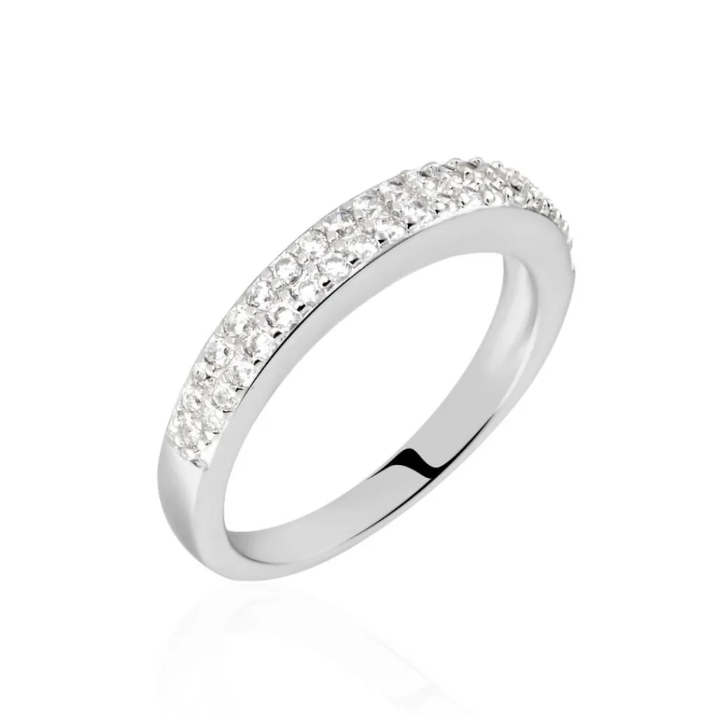 Histoire d'Or Bague Kelsy Argent Blanc Oxyde De Zirconium Best