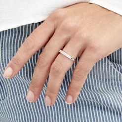 Histoire d'Or Bague Kelsy Argent Blanc Oxyde De Zirconium Best