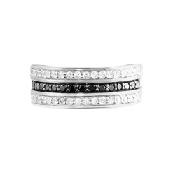 Histoire d'Or Bague Kelyan Argent Blanc Oxyde De Zirconium