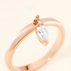 Histoire d'Or Bague Kenta Argent Rose Oxyde De Zirconium Outlet
