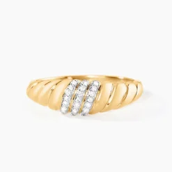 Histoire d'Or Bague Khadiga Or Jaune Diamant Hot