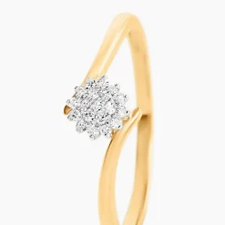 Histoire d'Or Bague Kimberleigh Or Jaune Diamant New